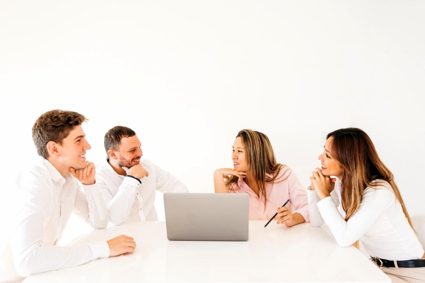 Professional financial analysis workspace